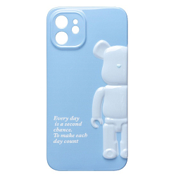 Задняя накладка SC332 для iPhone 12 (light blue)
