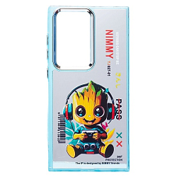 Задняя накладка PC092 для Samsung Galaxy S24 Ultra (груд) (transparent)