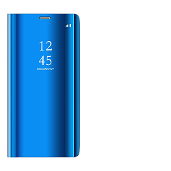 Чехол футляр-книга FAISON для SAMSUNG Galaxy S10, MIRROR, синий