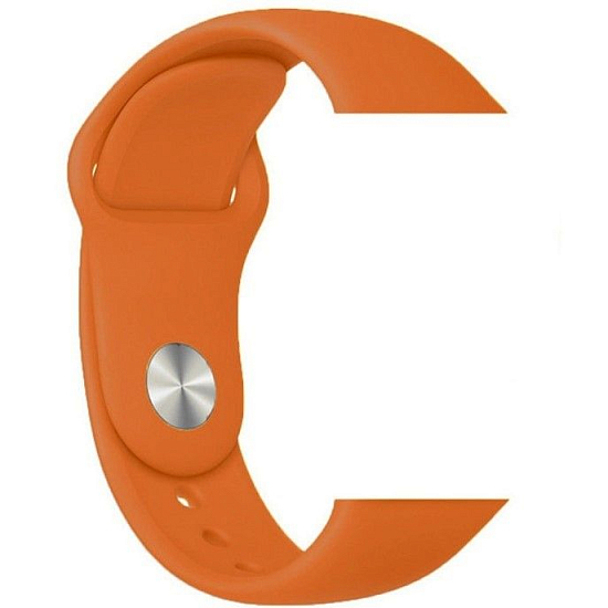 Нейлоновый ремешок ZIBELINO для Apple Watch 38/40 мм светло-оранжевый