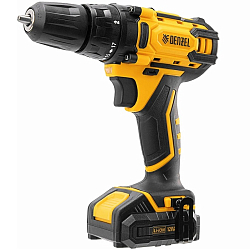 Дрель-шуруповерт аккумуляторная DENZEL CDL-12-02BM, Li-Ion, 12 В, 2 акк.