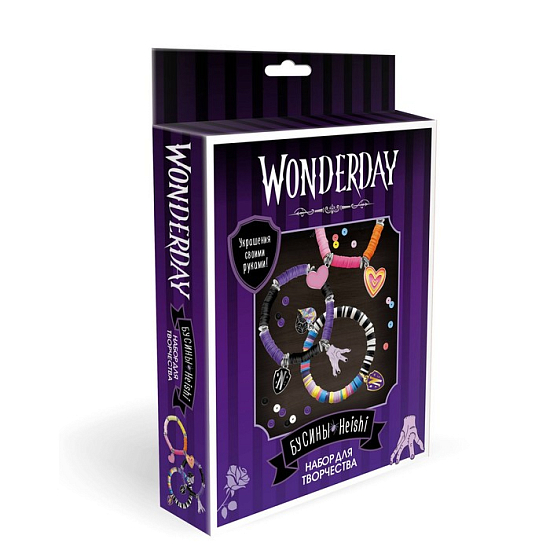 Набор для творчества. Украшения своими руками. Wonderday. Бусины Heishi»