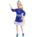 Кукла-модель снегурочка шарнирная «Снежная принцесса»