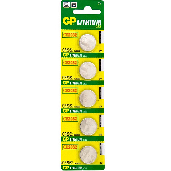 Элемент питания GP CR2032 BL-5