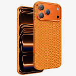 Задняя накладка KEEPHONE KEVILAR ANKORA MAGSAFE CASE для iPhone 17 Pro Max, CORAL ORANGE