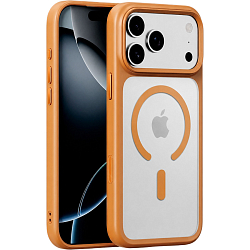 Задняя накладка MOSBROS Eushield Magnetic Series для iPhone 17 Pro Max Orange