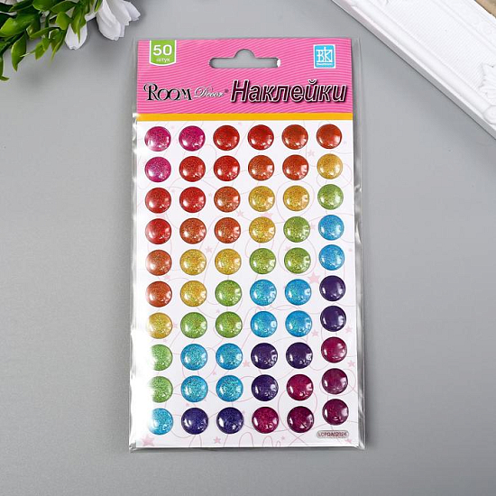 Наклейки Room Decor "Капли" 10х15 см 6854553