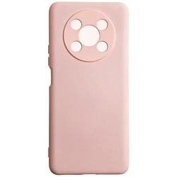 Задняя накладка SILICONE COVER для Honor X8A 4G №19 Пудра