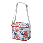 Термосумка СОММАРФЛЭДЕР с рисунком красный/темно-синий 26x19x19 см