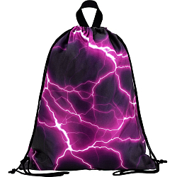 Мешок для обуви BRAUBERG большой удобный с ручкой, 51х41 см, Lightning, 272400