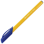 Ручка BRAUBERG синяя 0,7мм "Extra Glide Orange"корпус оранж.,трехгран OBP149