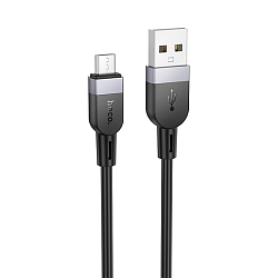 Кабель USB microUSB 3.0м HOCO X109 Black