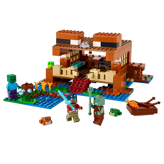 Конструктор LEGO Minecraft 21256 Лягушачий домик