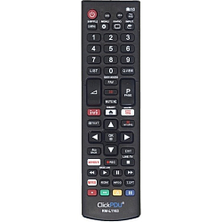 Пульт универсальный ClickPdu для LG RM-L1163 (SMART TV) с ivi корпус пульта AKB75095312 (производство фабрики Huayu)