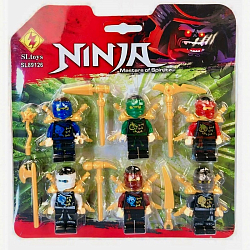 Фигурка NINJAGO 89126 набор 6 шт (МИКС)