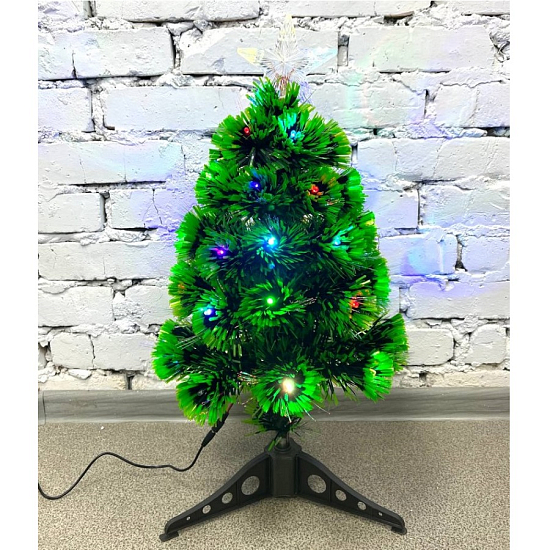 Ёлка с подсветкой светодиодная зеленая 45 см