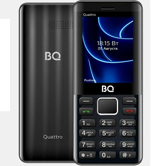 Телефон BQ 2453 Quattro Black