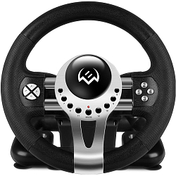 Руль SVEN GC-W700 (педали, вибро, скоба, лепестки, АКПП, D-pad, 12 кл, резин. вставки, PC/Xinput)