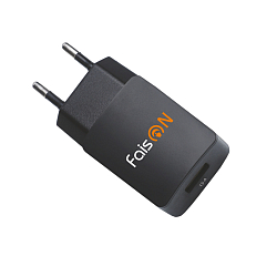 Сетевое ЗУ 1USB 2.1A FAISON FS-Z-975B, Classic, microUSB чёрный