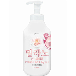 Гель-пенка для душа GraSS "Milana" с экстрактом хлопка и молочными протеинами" 750мл 125466