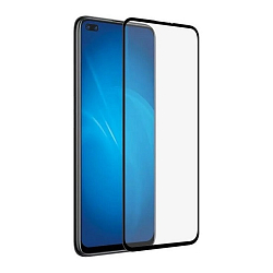 Противоударное стекло DF для Realme 6 Pro/X3/X3 SuperZoom DF rmColor-08 (black)