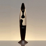 Лава-лампа Amperia Rocket Черная/Прозрачная BLACK (35 см)