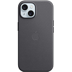 Силиконовый чехол FineWoven для iPhone 15 Black