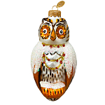 Ёлочное украшение "Сова", серия "ВС", в подарочной упаковке, h-13 см ФУП-216/16