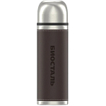 Термос БИОСТАЛЬ-ОХОТА NYP-750Р  у/г кож. вставка 1 пробка