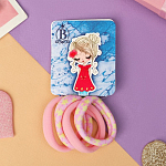 Резинка для волос "Куколка" (набор 4 шт) нежная звёздочки, 4 см 10105115