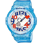Наручные часы Casio BGA-131-2B (КП) [5192] Baby-G, прозрачно-синий