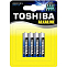 Элемент питания TOSHIBA LR03 BL-4 (40/200)