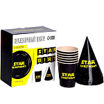 Набор бумажной посуды одноразовый STAR BOY 7561169