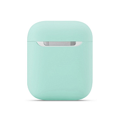 Силиконовый чехол NONAME для Airpods мятный