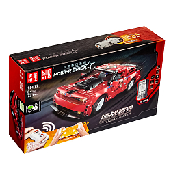 Конструктор MOULD KING 15017, спортивная машина, 733 детали, красный (арт.80002064)