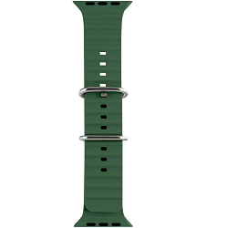 Силиконовый ремешок HOCO WA12 для APPLE Watch 42/44/45mm Or. series marine alfalfa
