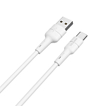 Кабель USB <--> Type-C  1.0м BOROFONE BX30 белый