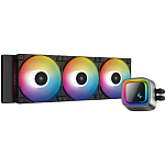 Комплект водяного охлаждения DEEPCOOL LS720 LGA20XX/1700/1200/115X/AM5/AM4 (6шт/кор,TDP 300W, ARGB Lighting, Anti-Leak edition, PWM, TRIPLE FAN) RET