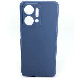 Задняя накладка  Silicone Case для Honor X7A Голубой