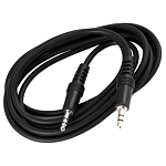 Кабель Jack 3.5 <--> Jack 3.5 1.8м OLMIO витой черный
