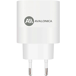 Сетевое ЗУ 1USB/1Type-C 3A AVA GaN AVA-WCH-009 White