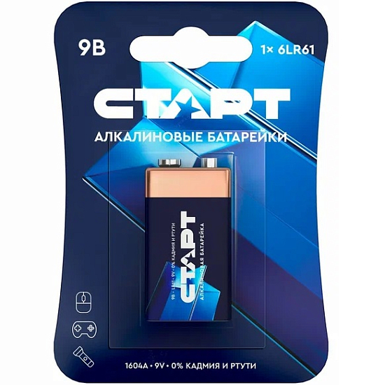 Элемент питания СТАРТ 6LR61 BL-1