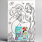 Картина по номерам "Верь в чудеса" 20 х 30 см, Принцессы: Ариэль