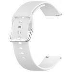 Силиконовый ремешок NONAME универсальный 20mm белый