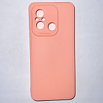 Задняя накладка Мобилис для Xiaomi Redmi 12C, персиковый , матовая с защитой камеры