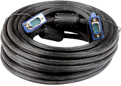 Кабель VGA <--> VGA 10.0м VCOM VVG6448-10M, 2 фильтра