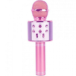 Микрофон БП Караоке WS-858 розовый