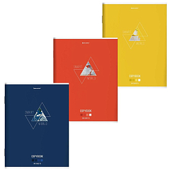 Тетрадь А4 80л. BRAUBERG скоба, клетка, глянцевый лак, SMART, 404048