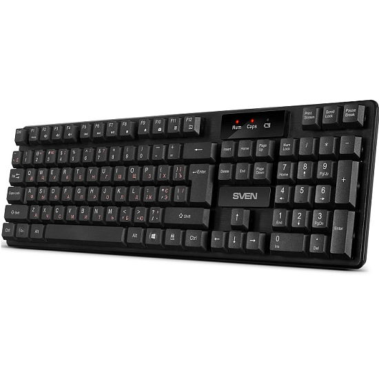 Клавиатура БП SVEN KB-C2300W чёрная