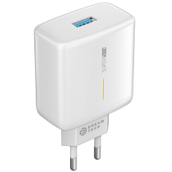 Сетевое ЗУ 1USB 5A DREAM A2 SuperVOOC белое